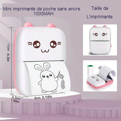Mini Imprimante Bluetooth Thermique chaton