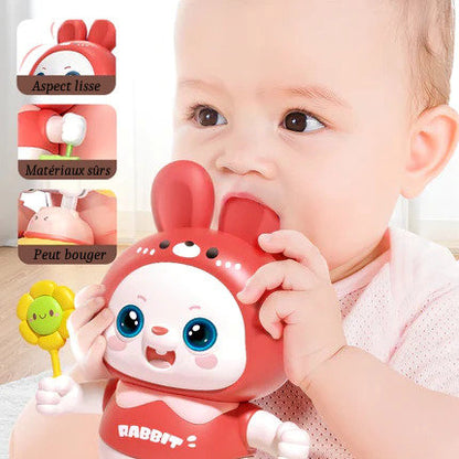 Electronic dancing rabbit toy 