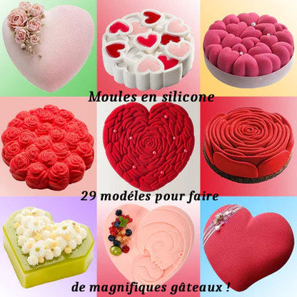Moules à Gâteaux en Silicone divers Design