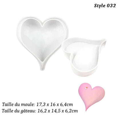 Moules à Gâteaux en Silicone divers Design