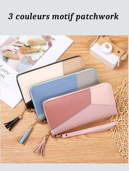 Women's PU Leather Long Wallet