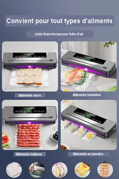 Scelleuse sous vide avec Coupe Intégrée