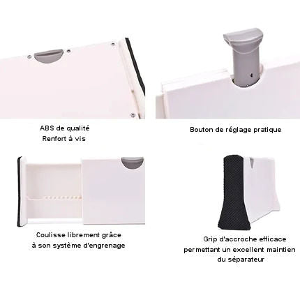 Adjustable drawer divider