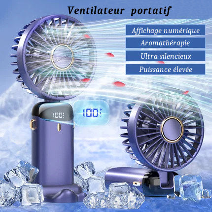Mini Ventilateur Portatif Rechargeable USB